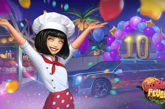 Cooking Fever celebra su décimo aniversario