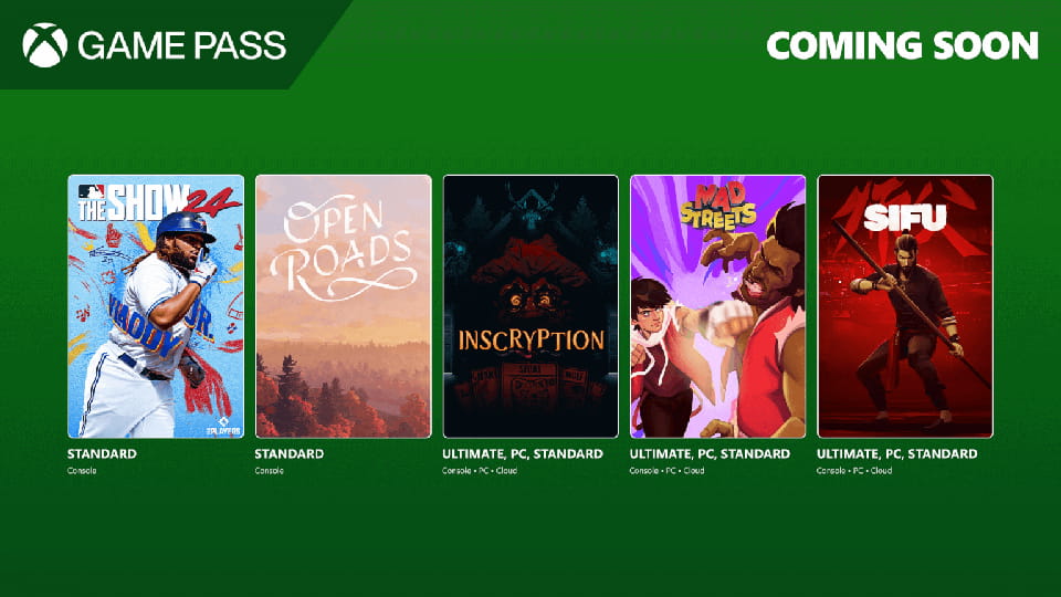 Próximamente en Xbox Game Pass