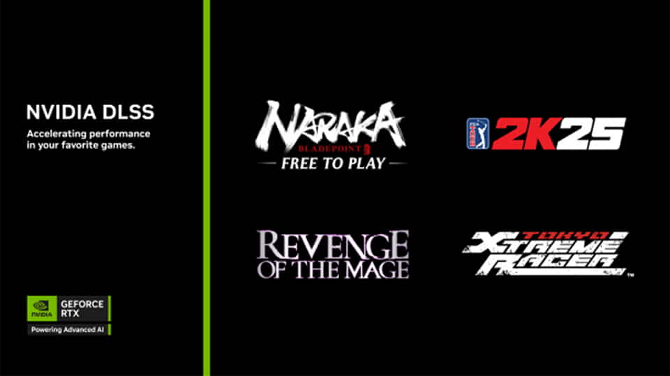 RTX 5070 ya disponible con + juegos DLSS