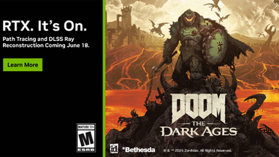 El path tracing llega a DOOM: The Dark Ages