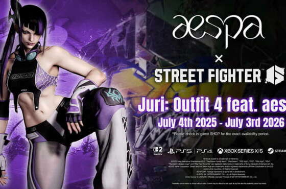 Colaboración Street Fighter 6 x æspa