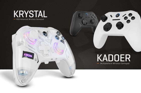Krom presenta dos nuevos gamepads