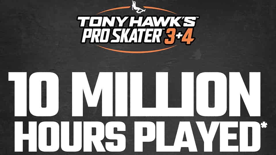 Tony Hawk’s Pro Skater 3 + 4 supera las 10 millones de horas