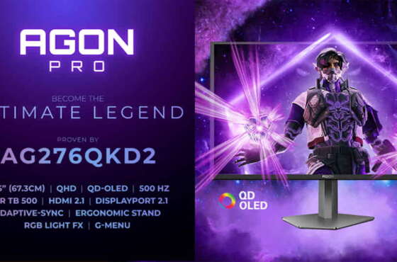 AGON PRO AG276QKD2 domina la velocidad extrema
