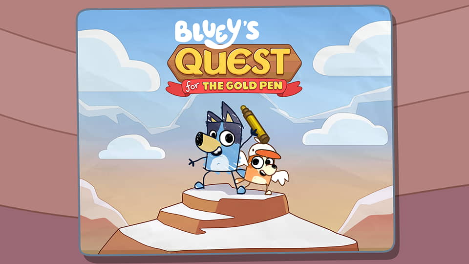 Bluey´s Quest for the Gold Pen Bluey´s Quest for the Gold Pen