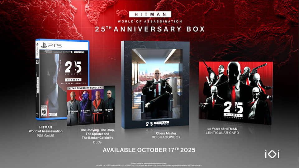 HITMAN World of Assassination – 25th Anniversary Box