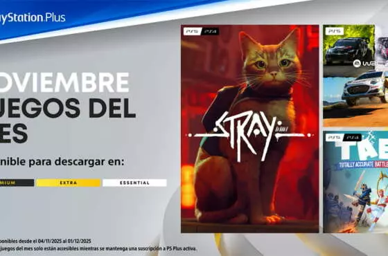 Novedades en PlayStation Plus para noviembre