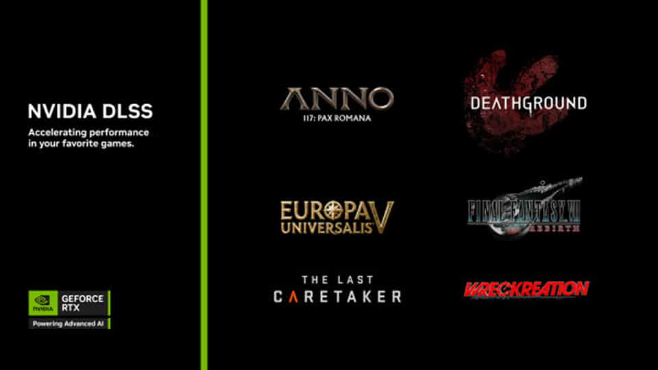 DLSS 4 llega a FFVII REBIRTH y +