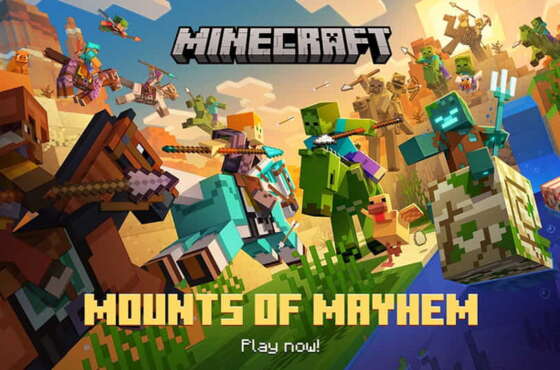 La actualización Mounts of Mayhem de Minecraft