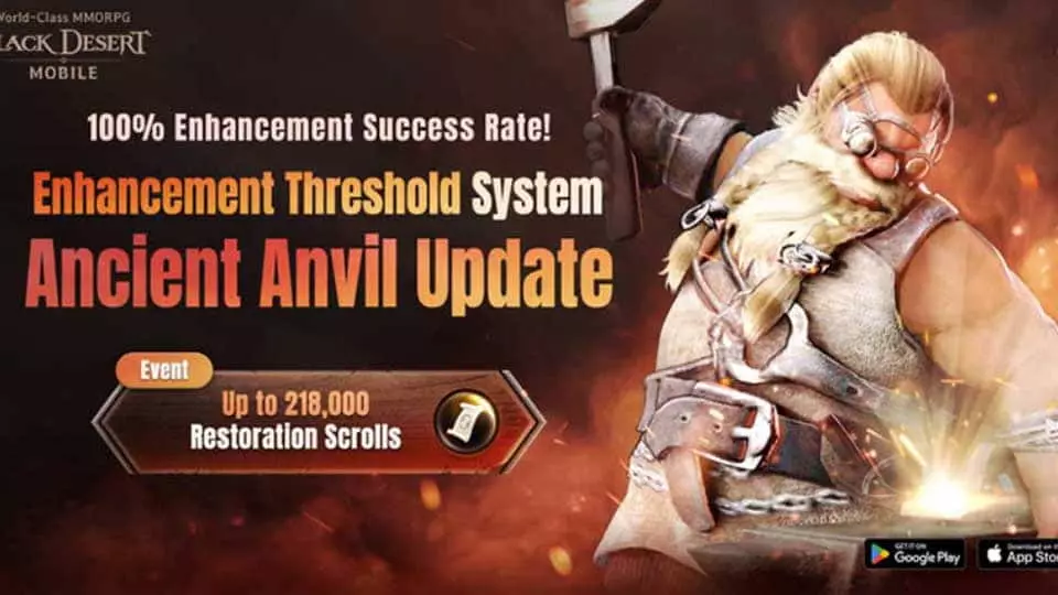 Black Desert Mobile presenta el sistema Yunque