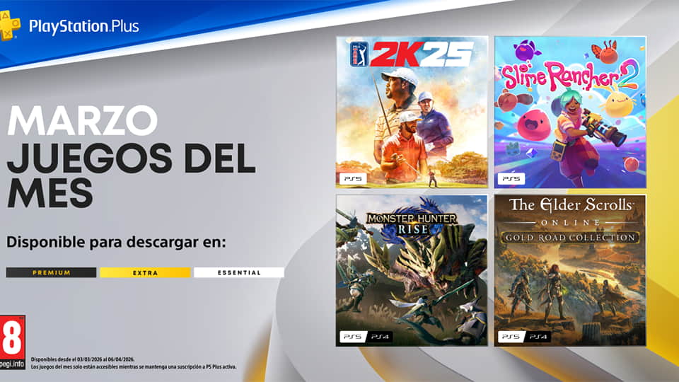 PlayStation Plus Marzo