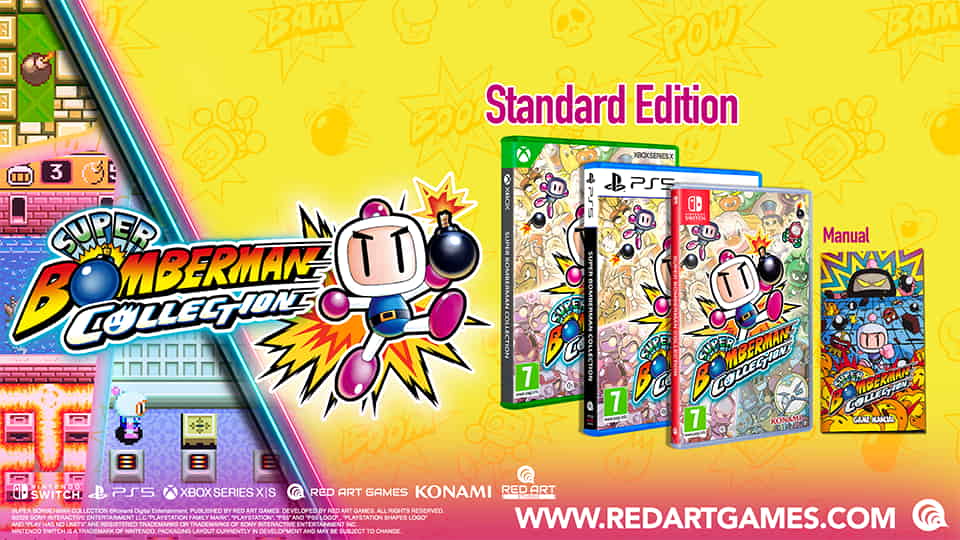 Super Bomberman Collection llegará en formato físico