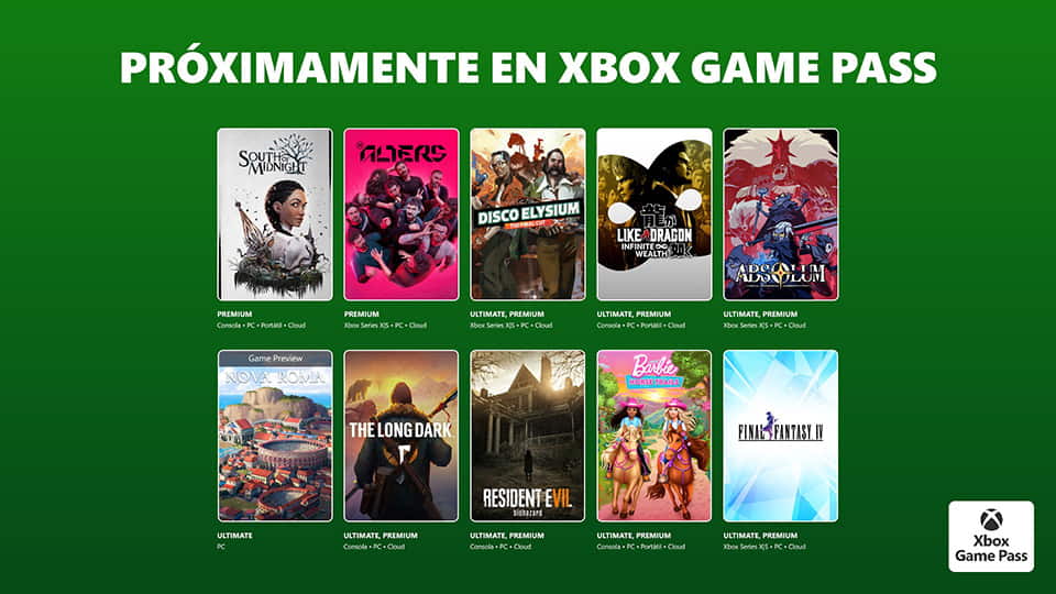 Xbox Game Pass 17.03