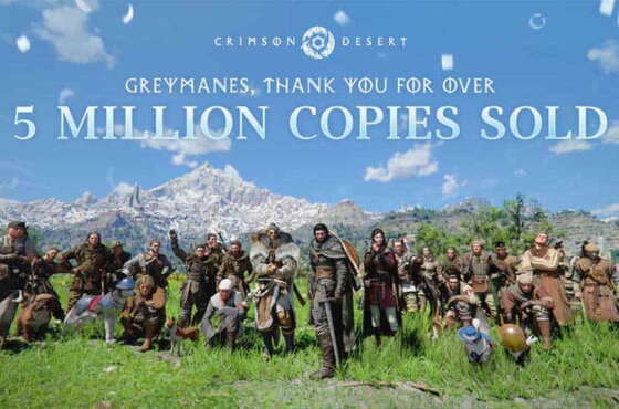 Crimson Desert supera los 5 millones de copias