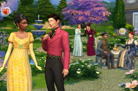 Lady Bridgerton llega a Los Sims
