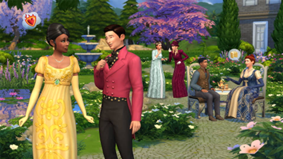 Lady Bridgerton llega a Los Sims