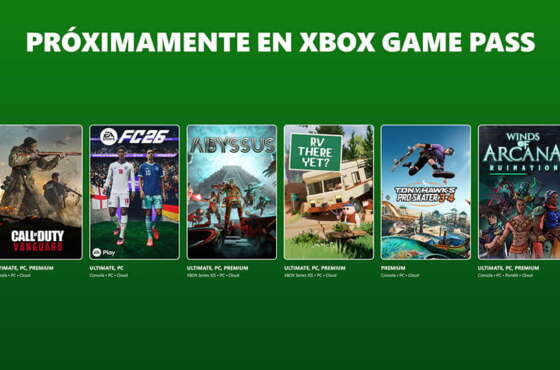 Próximamente en XBOX Game Pass
