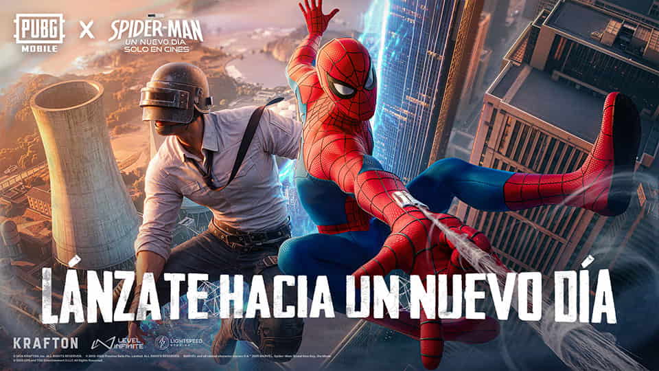 PUBG MOBILE une fuerzas con Spider-Man